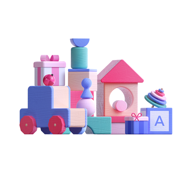 3D Christmas icons f...