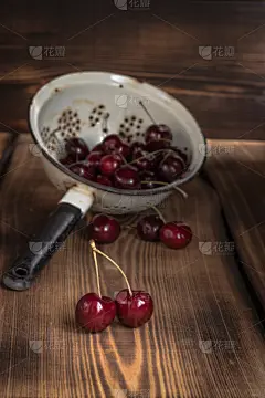 樱桃,滤器,垂直画幅,美,素食,生食,维生素,夏天,乡村风格