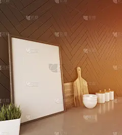 现代风格的厨房柜台