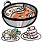 日式食物寿司鳗鱼饭烧肉烤肉味噌饭餐厅图案AI矢量印刷免抠PS素材 (4)