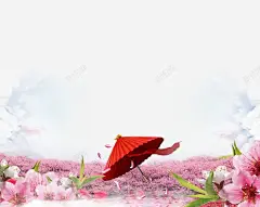 清新浪漫春季花海插画 免抠png 设计图片 免费下载 页面网页 平面电商 创意素材