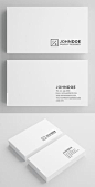 白色现代名片#品牌#businesscardtemplates #businesscards #visitingcard