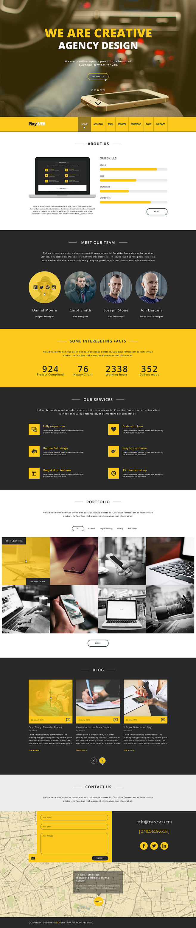 PixyWEB - One Page P...