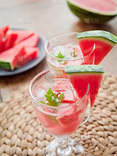 西瓜,夏天,饮用水,健康食物,自然,垂直画幅,矿物质,水果,无人,玻璃杯