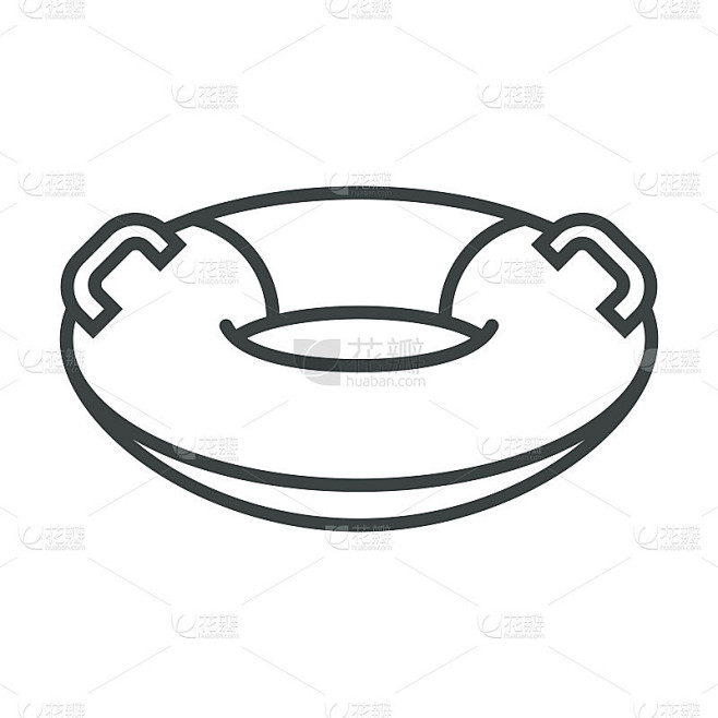 橡胶圈矢量图标