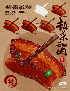 陈艺蔓在画画采集到美食插画