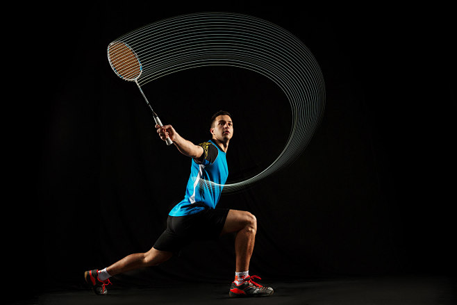 badmintonledbadmintonplayer