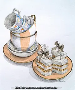 Alexandra &lt;wbr&gt;Nea的生活美食插画作品，小资又美味（Ⅰ）