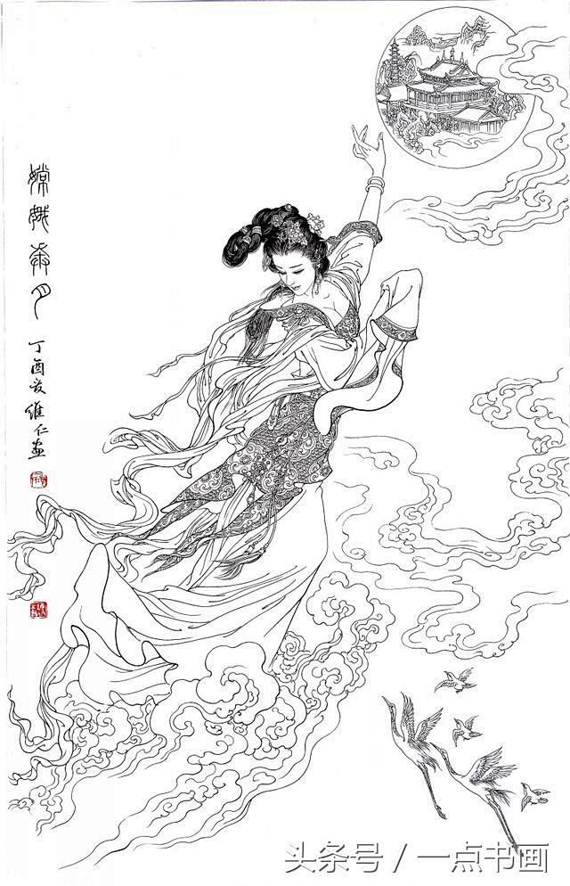 经典欣赏丨项维仁工笔白描人物精选