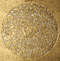 金箔装饰背景皲裂艺术效果贴金