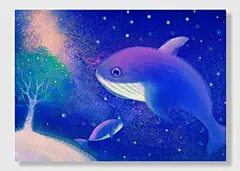 卡通梦幻插画海报