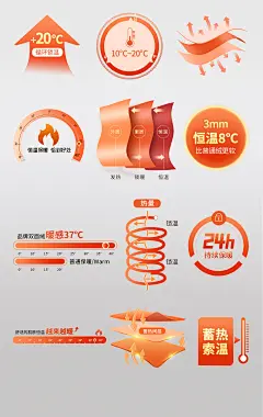 保暖内衣促销标签