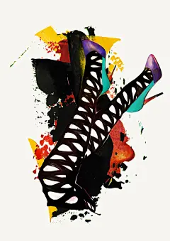 插画师Spiros Halaris时尚手绘插画作品时而狂野，时而清雅，不知道Spiros Halaris用笔墨呈现的哪一种面貌更加吸引你呢？