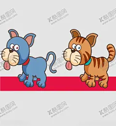 狗狗 【酷图网】狗狗,卡通狗狗,可爱狗狗,超萌狗狗,多种狗狗,手绘小狗狗,宠物狗狗,儿童插画设计,平面印刷,矢量图素材