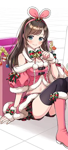 森倉円  二次元少女  
动漫壁纸  绊爱  圣诞服