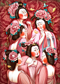 Women from different Dynasties of China on Behance