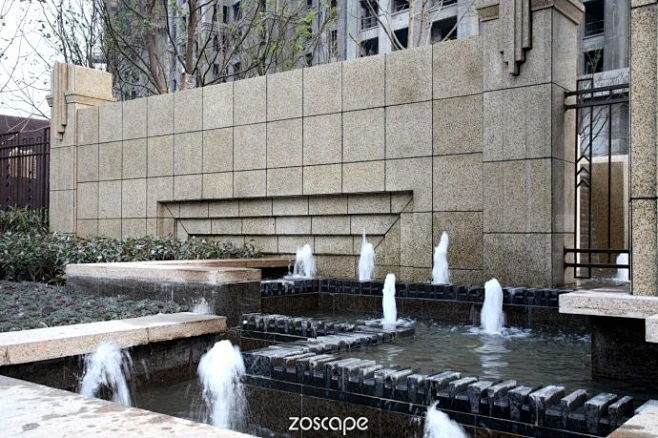 #水景设计#zoscape#水景意向图#节点景观#动态水景#图片_景观小品图片素材-花瓣网