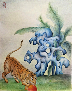 禾风君采集到彩铅