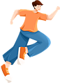 跑
