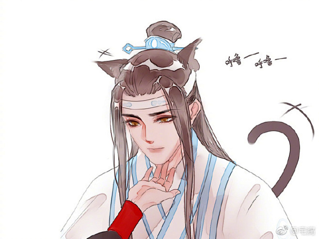 #魔道祖师# 蓝忘机的心理活动总是如此丰...