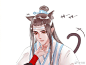 #魔道祖师# 蓝忘机的心理活动总是如此丰富，嘴上话就很少（Lof：专磕魔道祖师） ​​​​