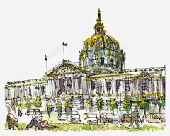 复古欧式建筑 免费下载 页面网页 平面电商 创意素材