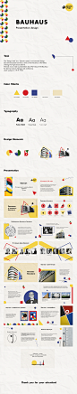 architecture bauhaus design graphic design  presentation