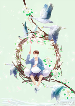 慷慨有点黄采集到插画