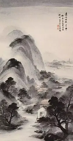 吴石仙 | 烟云生动。

吴石仙作画，在楼上置水缸
将纸湿至潮晕
而后用笔涂出云烟虽
非不工，识者所不取，以其无笔也。
...展开全文c