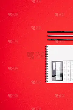 极简办公用品为一个办公室员工的桌面屏保
