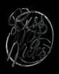 Kiss My Kicks / 3D Typography : ‘Kiss My Kicks’ is a personal 3D Typography and lettering project, playfully designed and created out of shoe laces.