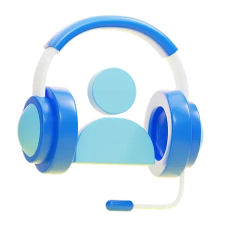 客户服务 3D 图标