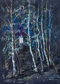 晚上的风景
