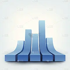 三维图形的矢量插图