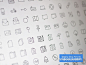 Linea –线图标集（PSD + AI + Webfont）UI设计作品线性图标首页素材资源模板下载