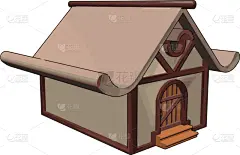 古老的,房屋,白色背景,华丽的,现代,建筑业,窗户,屋顶,复古,剪影