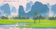 泡沬采集到清山绿水景色画集