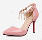 时尚优雅活动女鞋高跟鞋粉色 粉色高跟鞋 高跟鞋粉色 元素 免抠png 设计图片 免费下载 页面网页 平面电商 创意素材