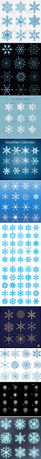 卡通冬季大雪冰晶雪花冰雪圣诞节主题装饰元素插画AI矢量设计素材-淘宝网
