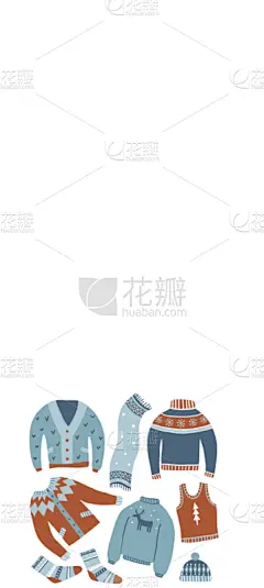 舒服,冬天,可爱的,毛衣,热,鞋子,节日,草图,布置,绘制