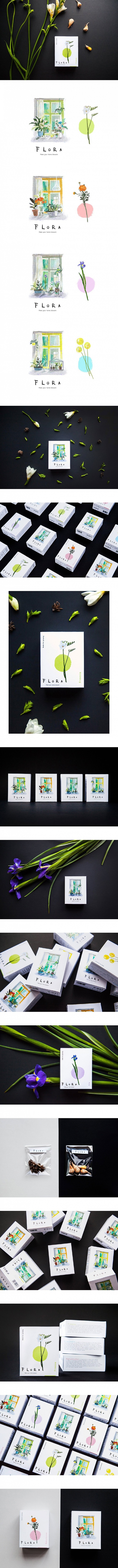 Flora品牌包装设计 设计圈 展示 设...