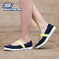 skechers斯凯奇新款豆豆鞋 舒适透气玛丽珍鞋 松紧带女鞋13522  http://t.cn/RP5U72U