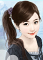 现代美女
