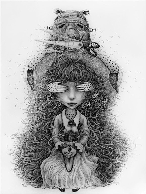盲

    我有的，不是我要的，我要的...