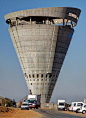 Midrand water tower, South Africa. Picture by Len Combrinck. #architecture #passion #beautifuldesign #beautifuldecor #decor #architecturaldesign #architect #structure #building www.gmichaelsalon.com