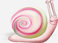 手绘卡通蜗牛免抠素材_新图网 https://ixintu.com 儿童 卡通 展板 幼儿园 手绘 棕色 海报 蜗牛