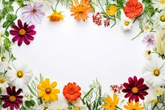 花朵边框素材图片