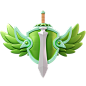Emerald 3D Illustration