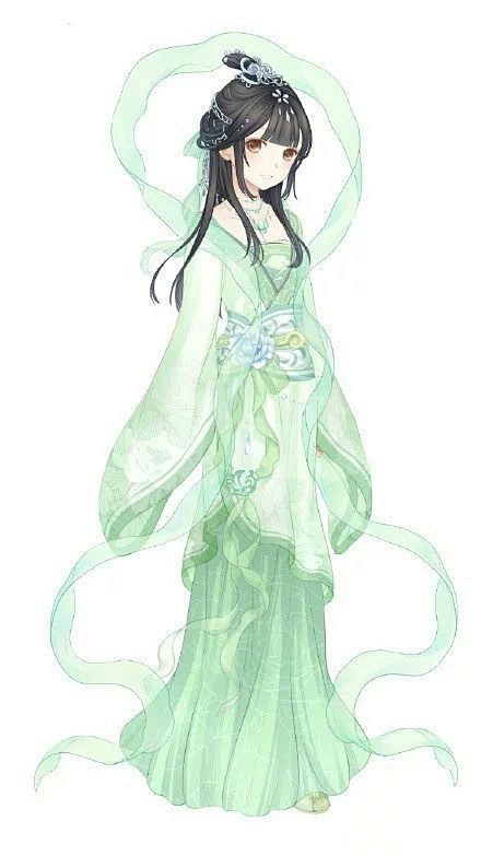 #SAI资源库# 中国风动漫古风女性服饰...