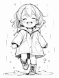 线稿｜等你来填色